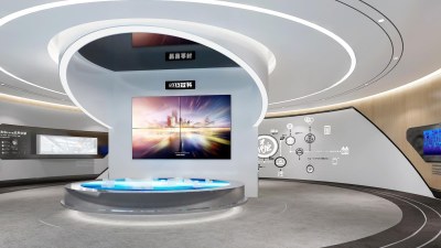 现代风格展厅3D模型下载